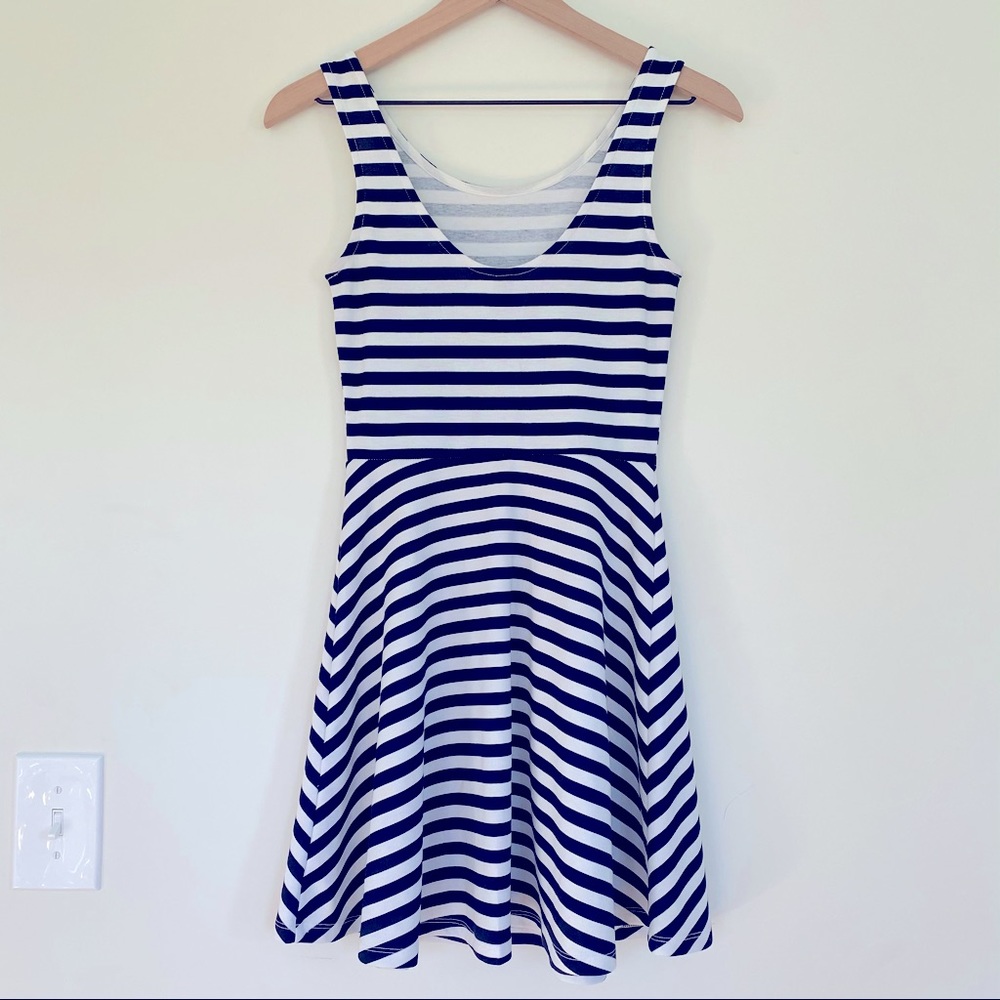 H&M Divided | Blue & White Striped Dress | Size: 6